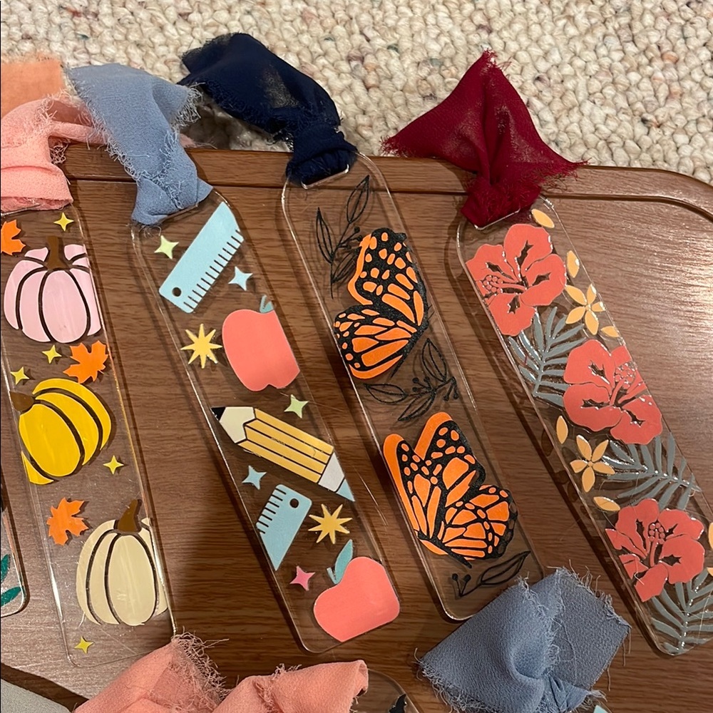 Colorful Patterned Bookmarks Set - Picture 3 of 5